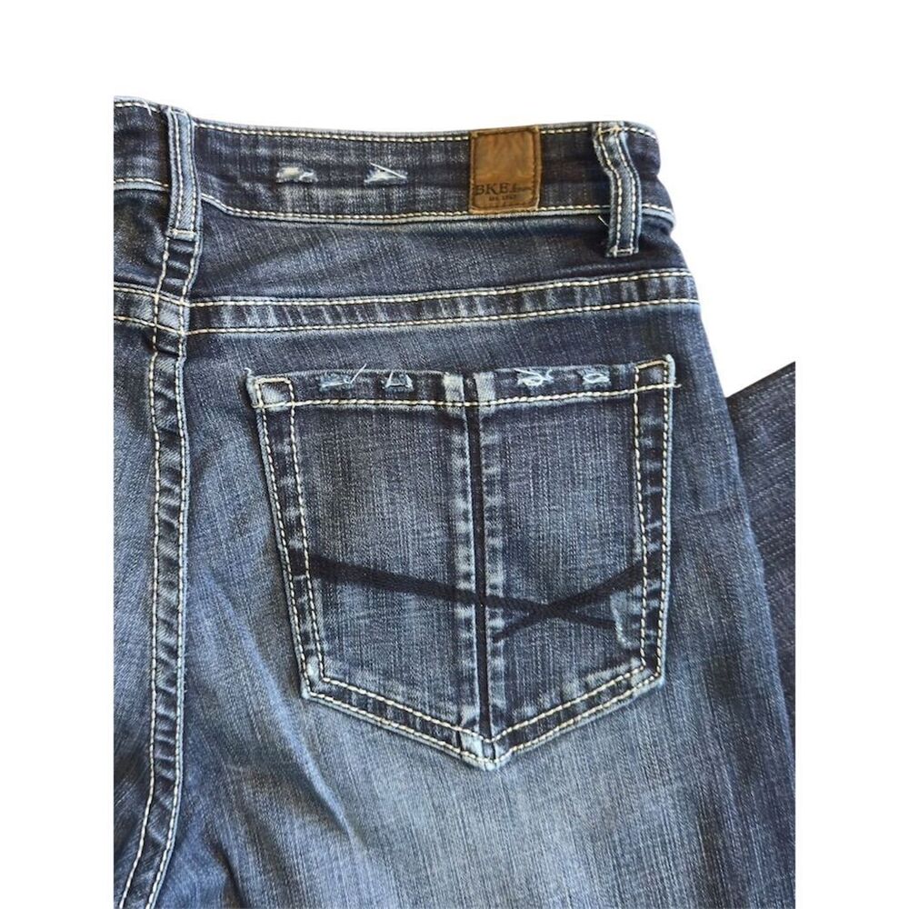 BKE Payton Women's Bootcut Jeans Size 30 Blue Distressed Stretch Denim - Picture 3 of 10